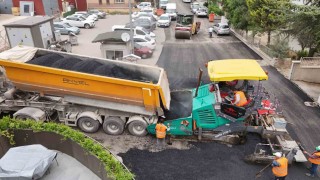 Mücahitler Mahallesinde bozuk yollar yenilendi
