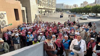 Muğladan Hacı kafilesi yurda dönüyor