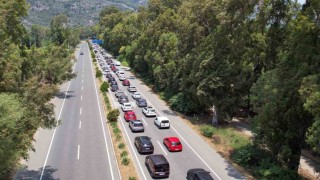 Muğlaya bayram tatilinde 246 bin 582 araç giriş yaptı