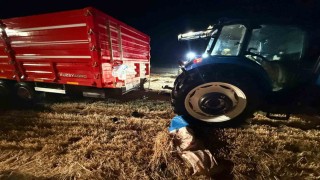 Muratlıda traktörden düşen sürücü hayatını kaybetti