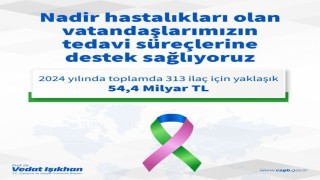 Nadir hastalıkların tedavisine 54,4 milyar lira ödendi