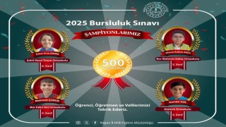 Niğdede Bursluluk Sınavı şampiyonları belli oldu