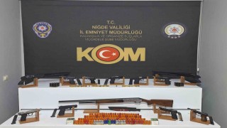 Niğdede ruhsatsız silah operasyonu: 16 şüpheli gözaltında