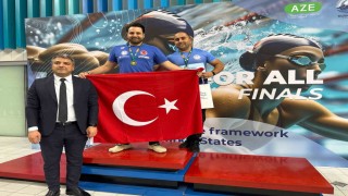 Niğdeli sporcu Ahmet Eskalen Baküden altın madalya ile döndü