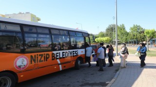 Nizip Belediyesinden YKS adaylarına ulaşım desteği