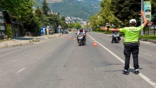Orduda 9 günde 22 bine yakın araç ve sürücüsü denetledi