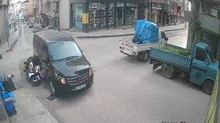 Orduda motosiklet ile panelvan çarpıştı: 2 yaralı