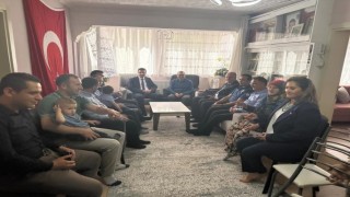 Osmanelinde şehit ailelerine anlamlı ziyareti