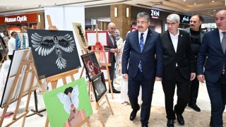 Osmaniye’de Öğrencilerin El Emeği Göz Nuru Eserleri Sergilendi