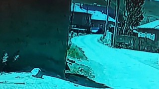 Özalpta kamyonet duvara çarptı, çocuklar korkuyla kaçtı
