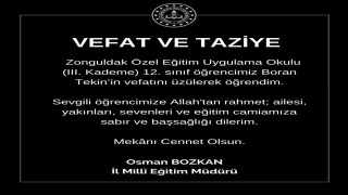 Özel eğitim öğrencisi tedavi gördüğü hastanede hayatını kaybetti