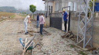 Özükavak Belediyesi çevre düzenleme çalışmalarını sürdürüyor