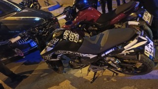 Park içindeki yaya yolunda motosikletle gezenler için gereği yapıldı