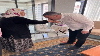 Pursaklar Belediye Başkanı Çetinden şehit ailelerine ziyaret