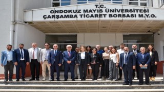 Rektör Aydından Çarşamba MYOya destek vurgusu: Gelişimi için gerekli adımlar atılacak