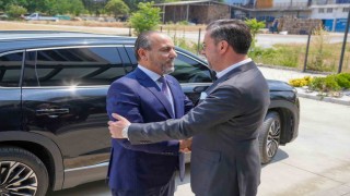 Rektör Güngörden DSO Başkanı Kasapoğluna ziyaret
