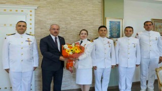 Sahil Güvenlik Komutanlığından Vali Toramana ziyaret