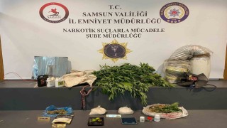 Samsunda bayramda uyuşturucu operasyonları: 3 kilo metamfetamin ve skunk ele geçirildi