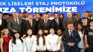 Samsunda imzalar atıldı: Meslek liselerine staj imkanı