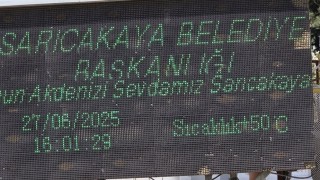 Sarıcakayada termometreler 50 dereceyi gösterdi
