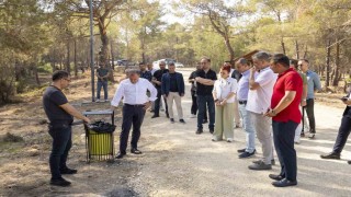 Seçer, Emirler Orman Parkı Piknik Alanında incelemelerde bulundu