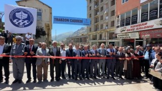 Şemdinlide ‘Trabzon caddesi açıldı, iki şehir arasında kardeşlik protokolü imzalandı
