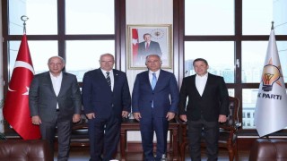 Siirt TSO Başkanı Kuzu, Efkan Alayla bir araya geldi