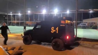 Siirtte dehşeti yaşatan saldırganın yakalandığı anlar kamerada