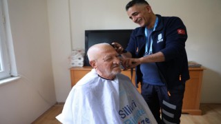 Silivri Belediyesinden ücretsiz berber hizmeti