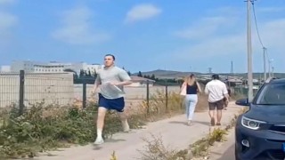 Sınava saniyeler kala yetiştiler