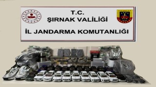 Şırnakta 1,5 milyon TL değerinde kaçak malzeme ele geçirildi