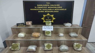 Siverekte 32 kilo esrar ele geçirildi
