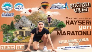 Soğanlı Vadisi Temalı 5inci Uluslararası Kayseri Yarı Maratonunda parkurlar belli oldu