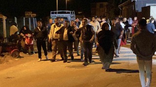 Sokak düğününde göğsüne yorgun mermi isabet eden kadın yaralandı