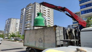 Sökede 13 ton cam atık geri dönüşüme kazandırıldı