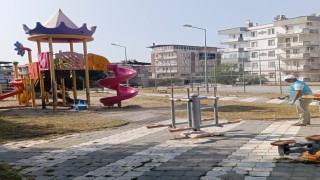 Sökede park ve bahçelerde kene mücadelesi