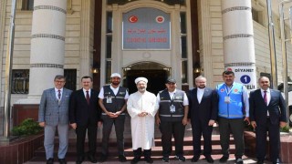 Suudi Arabistan Hac ve Umre Bakanı er-Rabiadan Diyanet İşleri Başkanı Erbaşa ziyaret