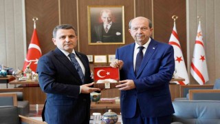 Tarihi Alan Başkanı Kaşdemirden KKTC Cumhurbaşkanı Tatara ziyaret