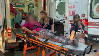 Taşlı saldırıya uğrayan kadın yaralandı