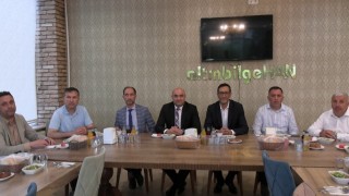 Tavşanlı muhtarlarından Kaymakam Baskına duygusal veda