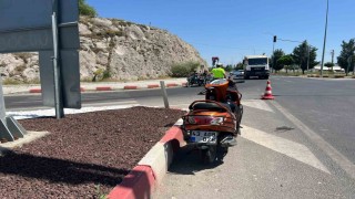 Tavşanlıda motosiklet kazası: 1 yaralı
