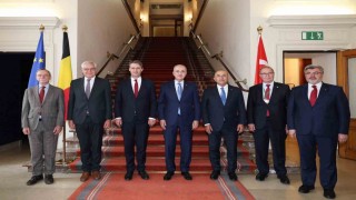 TBMM Başkanı Kurtulmuş, Belçika Senato Başkanı Blondel ile görüştü