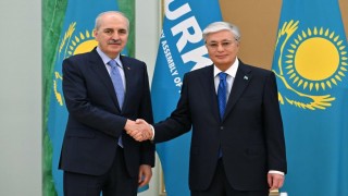 TBMM Başkanı Kurtulmuş, Kazakistan Cumhurbaşkanı Tokayev ile görüştü