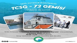 TCSG-72 Gemisi Sinopta halkın ziyaretine açılacak