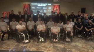 Tekerlekli Sandalye Basketbol Milli Takımı sponsorluk töreni yapıldı