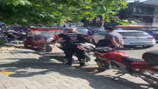 Ters yönden gelen motosiklet sürücüsüne para cezası