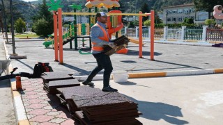 Tokat Belediyesi trafik eğitim parkı yenileniyor