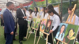Toprakkale’de Öğrencilerden Sanat ve Doğa Temalı Sergi