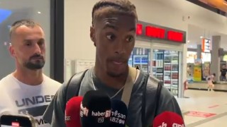 Trabzonsporun yeni transferi Wagner Pina, Trabzona geldi