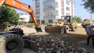 Turgutlunun sokakları bir bir yenileniyor